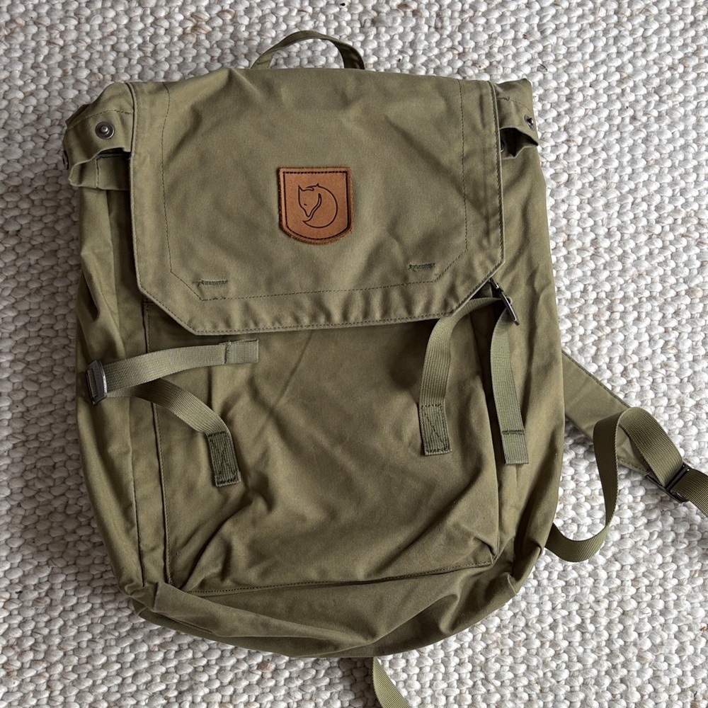 Fjallraven Foldsack Backpack in Olive